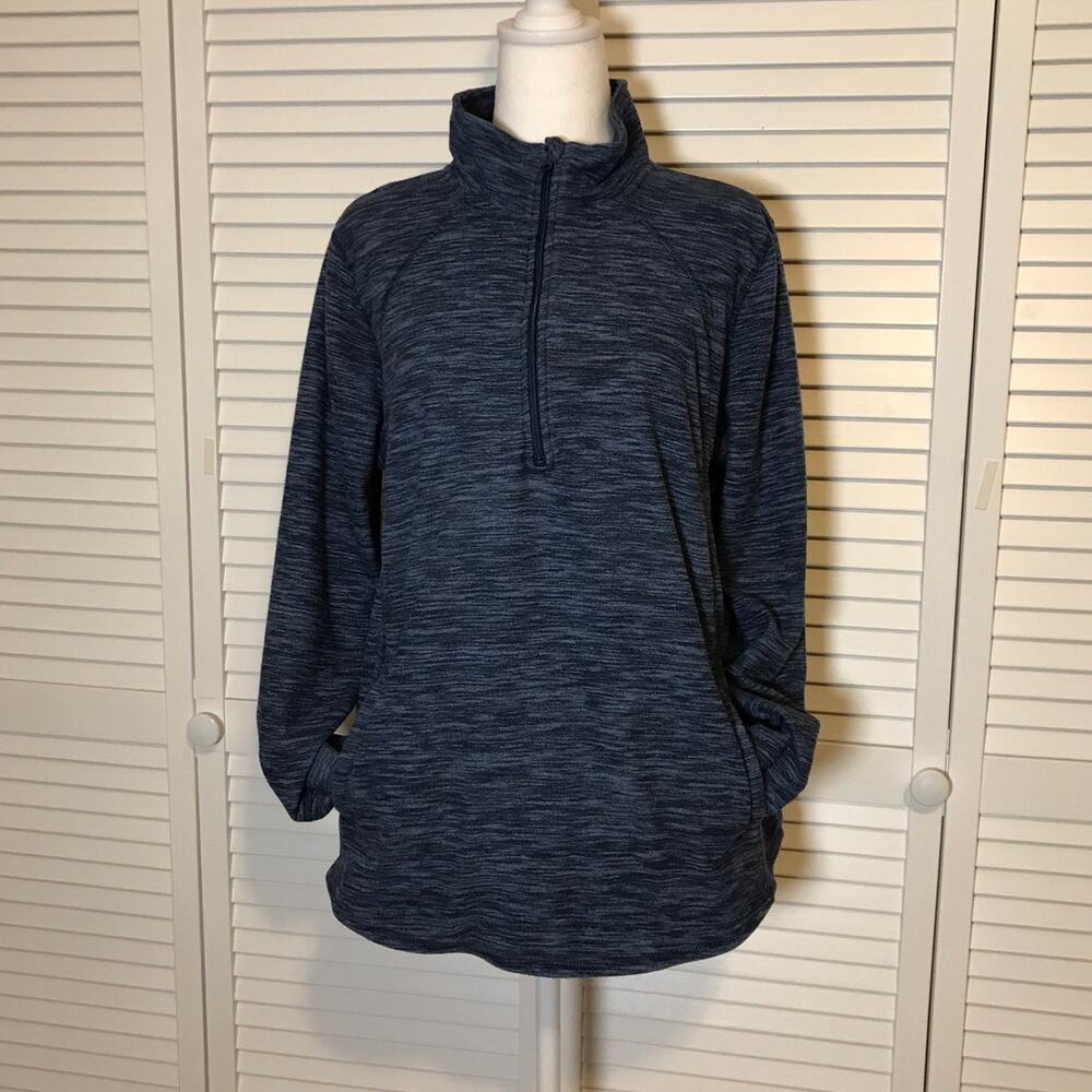 St John’s Bay Activewear High Neck Long Sleeve Sweatshirt L